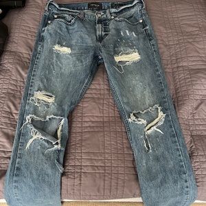 Mens ripped jeans